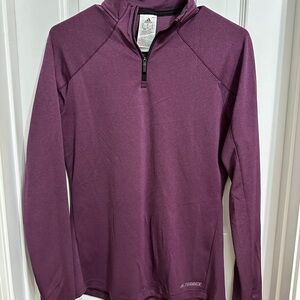 Adidas Terrex Purple Women's 1/4 zip